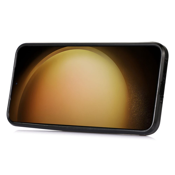 Чохол для Samsung Galaxy A25 5G, Card Holder, з плечовим ременем, чорний