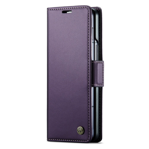 CASE фліп-чохол для Samsung Galaxy Z Fold6 5G, Litchi Wallet, фіолетовий