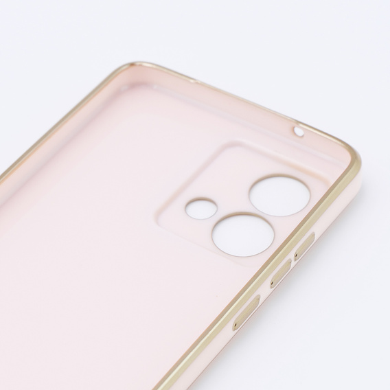 Чохол для Motorola Moto G84 5G, Glamour CamShield, рожевий rose gold
