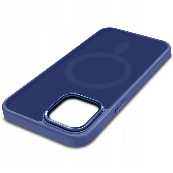 Чехол для iPhone 15 Pro Max, MagColor для MagSafe, темно-синий