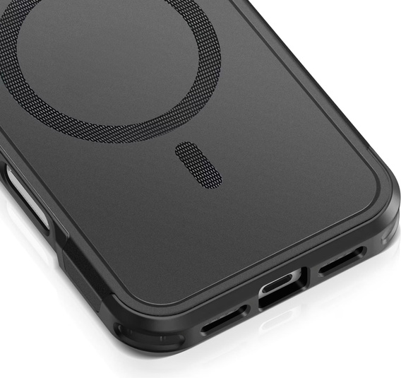 Чохол MagForce для iPhone 17 Pro Max, для MagSafe, броньований, чорний