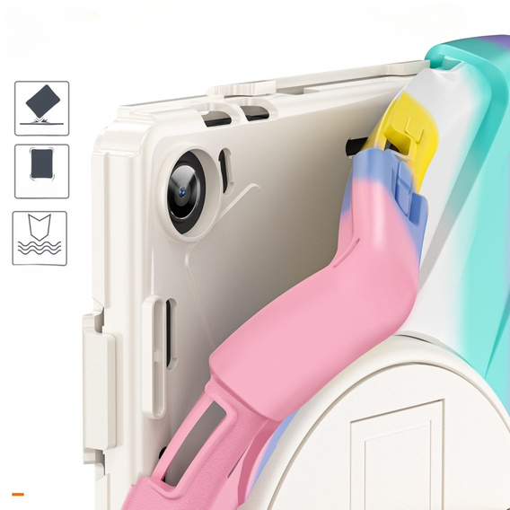 Чехол для Lenovo Tab M10 Gen 3 TB-328FU / TB-328XU, Kickstand 360, Colorful
