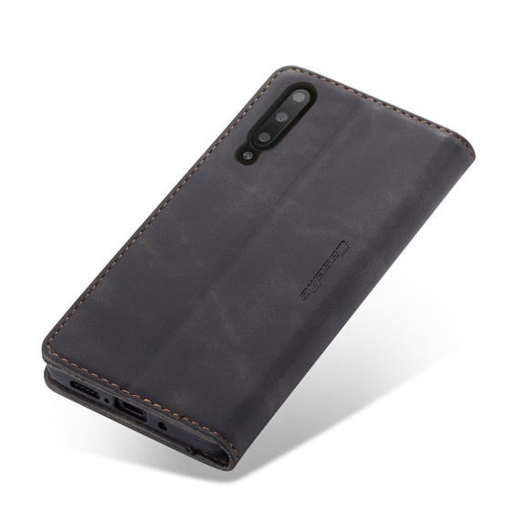 Чехол CASEME для Samsung Galaxy A50, Leather Wallet Case, чёрный