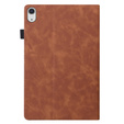 Чехол для iPad 10.9 2022 10 Gen, Classic, с местом для стилуса, коричневый