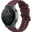 Силиконовый ремешок до Huawei Watch GT 2 Pro - Wine Red