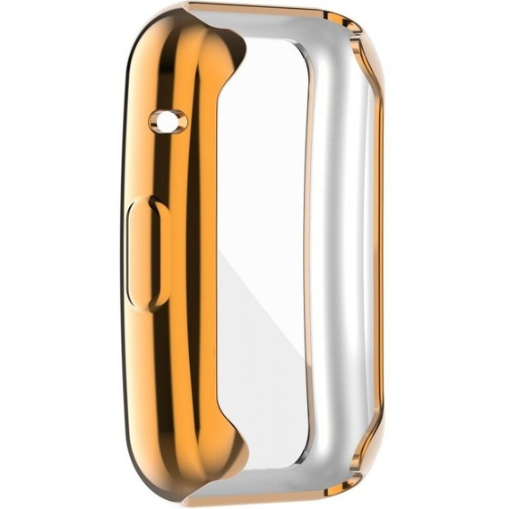 Etui z wbudowanym szkłem do Huawei Watch Fit, Rose Gold