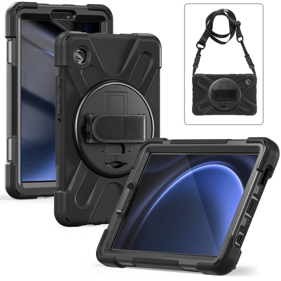 Чохол для Samsung Galaxy Tab A9 X110 / X115, броньований захисний, чорний