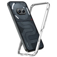Чохол LUPHIE для Nothing Phone 2a / 2a Plus, Armor Bumper, сріблястий