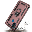 Броньований Чoхол до Samsung Galaxy M21, Nox Case Ring, рожевий rose gold