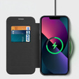 Чохол-книжка для iPhone 13, RFID Wallet MagSafe CamShield, чорний