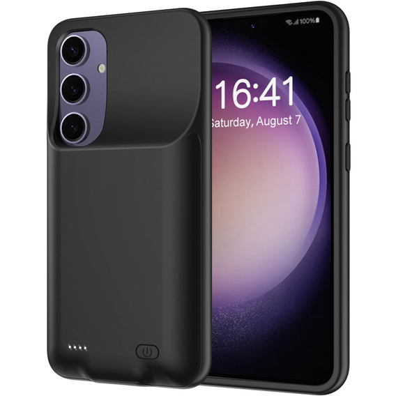 Чехол с батареей 6500mAh до iPhone 13, чёрный