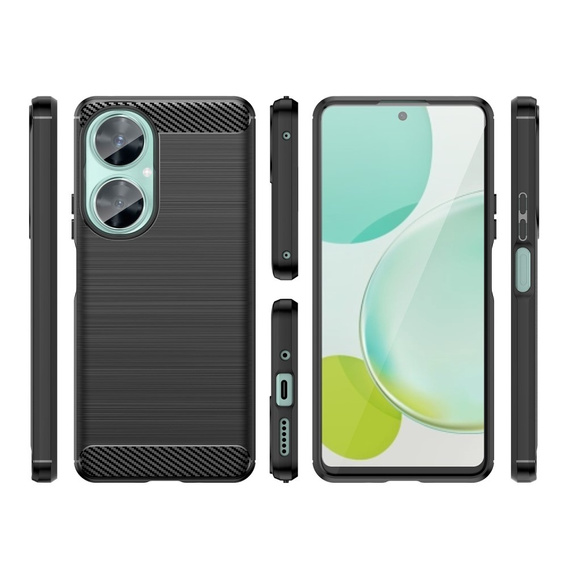 Чехол до Huawei Nova 11i, Carbon, чёрный