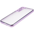 Чoхол до Samsung Galaxy S21, Magnetic Dual Glass, фіолетовий