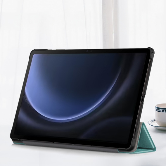 Чохол для Samsung Galaxy Tab S9 FE+ Plus, Smartcase з місцем для стилуса, зелений