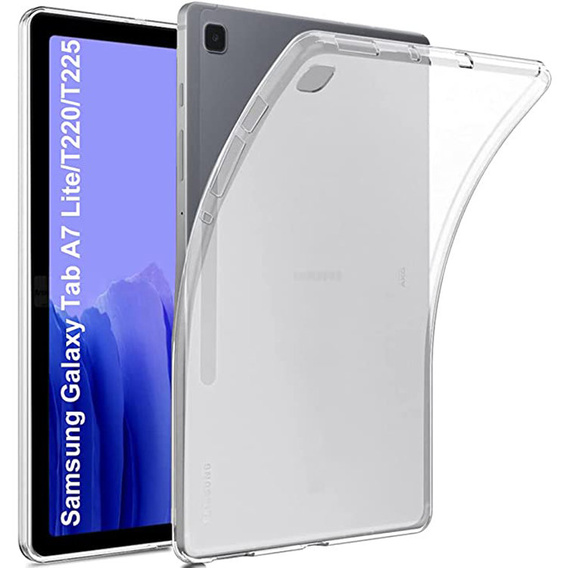 Чехол для Samsung Galaxy Tab A7 Lite 8.7 T220 / T225, силиконовый, прозрачный