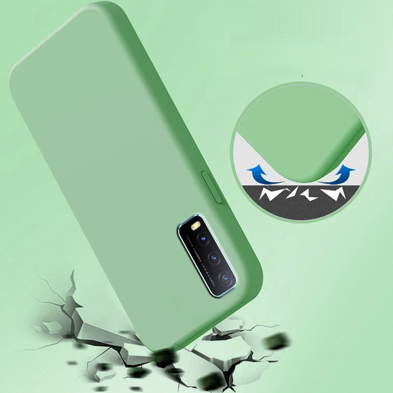 Чехол до Vivo Y20S / Y11S, Silicone Lite, мятный