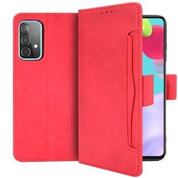 Откидной чехол для Samsung Galaxy A52 / A52s, Card Slot, красный