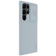 Чехол NILLKIN для Samsung Galaxy S23 Ultra, силиконовый чехол CamShield для MagSafe, синий