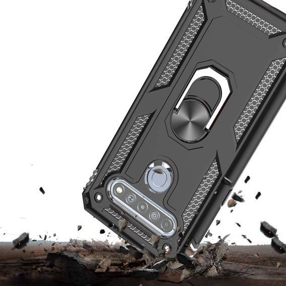 Броньований Чoхол до LG K61, Nox Case Ring, чорний