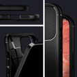 Чoхол Spigen до iPhone 12/12 Pro, Rugged Armor, чорний