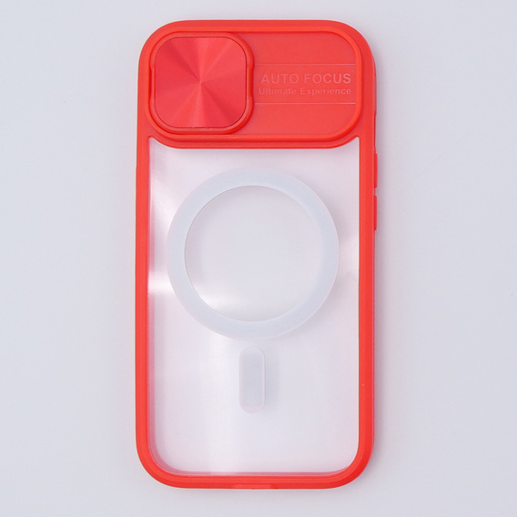 Чoхол до iPhone 15, Slide Camera Magsafe, червоний