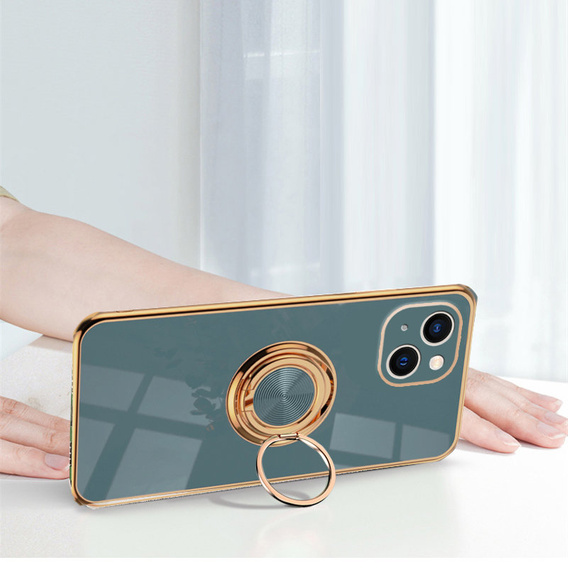 Чoхол до iPhone 14 Plus, Electro Ring, сірий