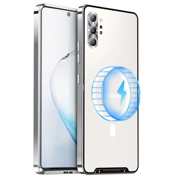 Защитный чехол для камеры Samsung Galaxy Note 10+ Plus, CamShield MagSafe, прозрачный / серебряный