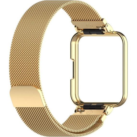 Металический браслет с чехлом для часов Xiaomi Redmi Watch 2 Lite, Gold