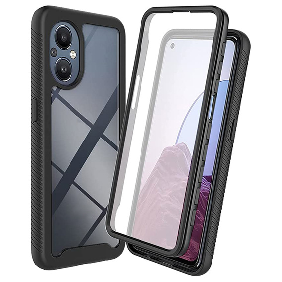 Чoхол Shockproof до Oppo Reno7 Lite, із захисним екраном, м'яти