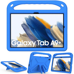 Детский чехол для Samsung Galaxy Tab A9+, детский чехол с ручкой, синий