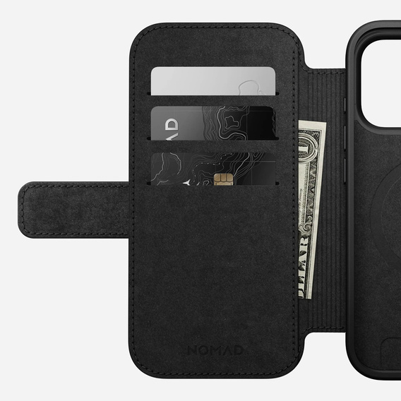 Чохол Nomad для iPhone 17 Pro, Modern Leather Folio, коричневий