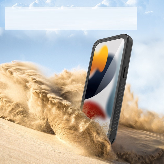 Водонепроницаемый чехол IP68 для iPhone 15, Redpepper, чёрный