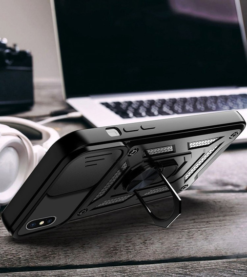 Чохол NOX Camera Slide iPhone XR, CamShield Slide, чорний