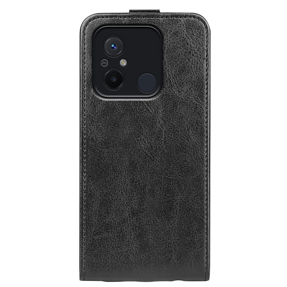 Футляр з клапаном для Xiaomi Redmi 12C, Flip, чорний