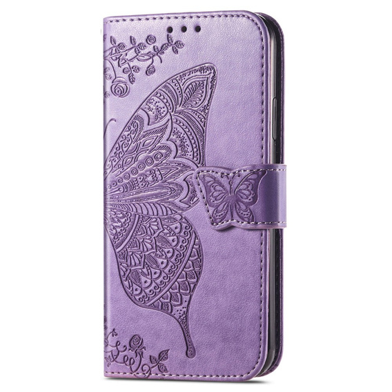 Откидной чехол для Samsung Galaxy A36, Butterfly, фиолетовый