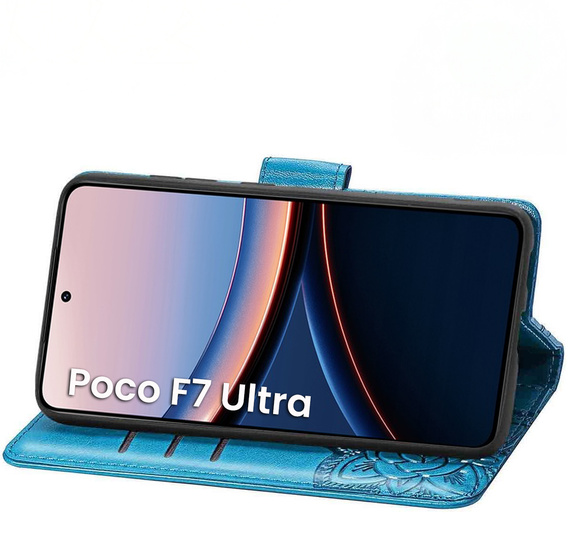Чохол-книжка для Xiaomi Poco F7 Ultra, Butterfly, м'яти
