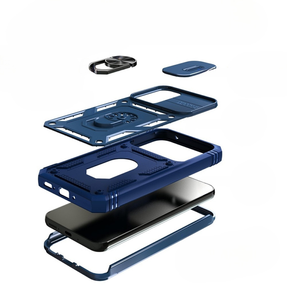 Чехол NOX Camera Slide Samsung Galaxy A54 5G, CamShield Slide, синий