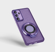Чохол для Samsung Galaxy M55 5G, Glittery Magnetic, for MagSafe, фіолетовий
