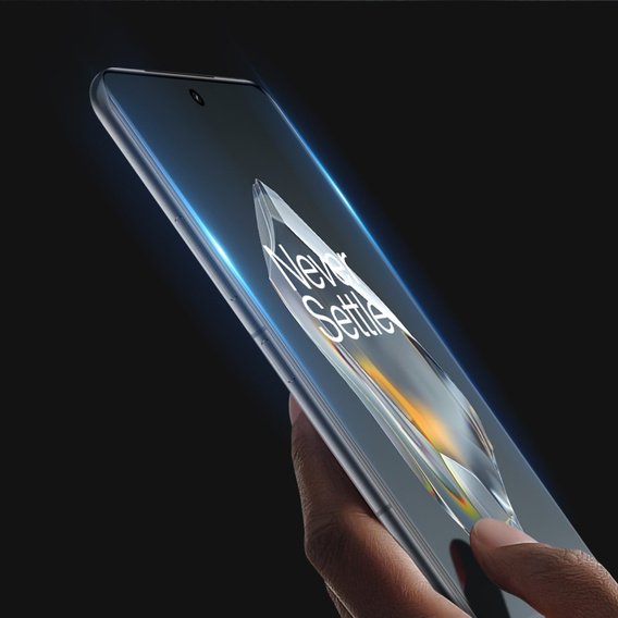 Загартоване скло для OnePlus 12R, Dux Ducis на весь екран, чорна рамка