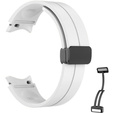 Силиконовый ремешок для Fitbit Inspire 3, Red Samsung Galaxy Watch 4 / 5 40/42/44/46/45MM PRO, White