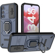 Чехол для Samsung Galaxy M34, KickStand Camera Lens, синий
