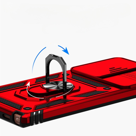 Чехол NOX Camera Slide Samsung Galaxy Note 20 Ultra, CamShield Slide, красный