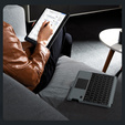 Чехол + клавиатура Galaxy Tab S9, NILLKIN Bumper Pen Slot, чёрный