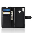 Чохол-книжка для Huawei P Smart 2019, Split Leather Wallet, чорний