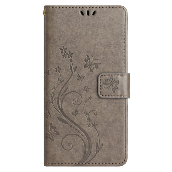 Откидной чехол для Samsung Galaxy A14 4G/5G, Mandala Flower, серый