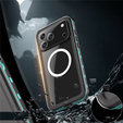 Чохол для iPhone 17 Pro Max, водонепроникний IP68, SHELLBOX MagSafe, синій