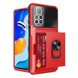 Чехол Premium Kickstand для Xiaomi Redmi Note 11 / 11S, Red