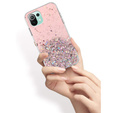 Чехол до Xiaomi Mi 11 Lite / Mi 11 Lite 5G / 11 Lite 5G NE, Glittery, розовый