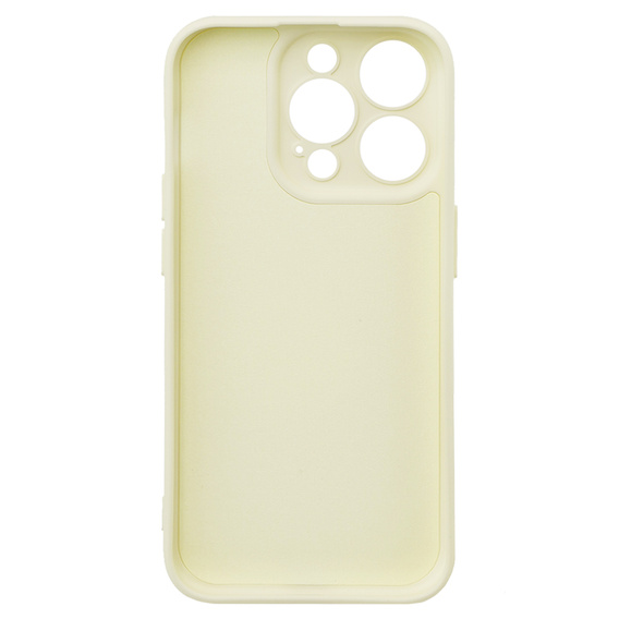 Чoхол до iPhone 15 Pro, Silicone Lite, кремовий
