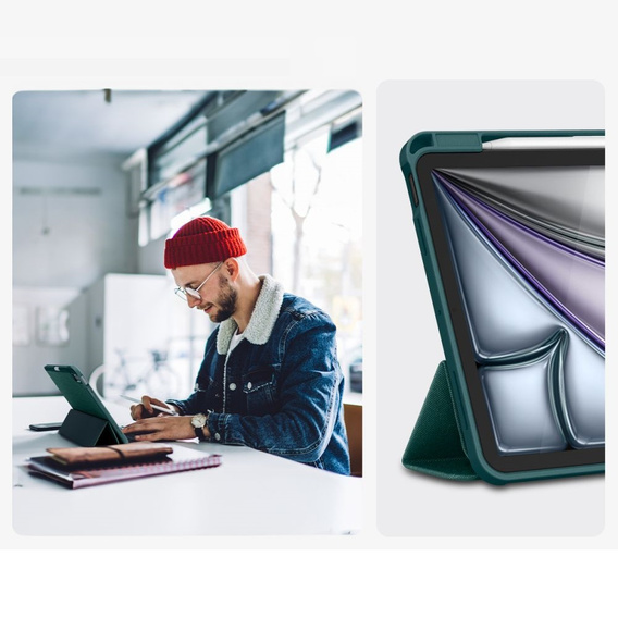 Чохол SPIGEN до iPad 7/8 10.2 2019/2020/2021, Urban Fit, Midnight Green